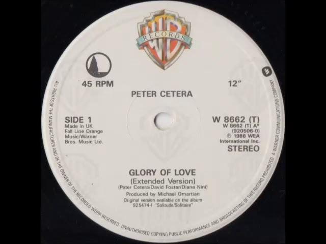 Glory of Love - Peter Cetera (Extended Version)