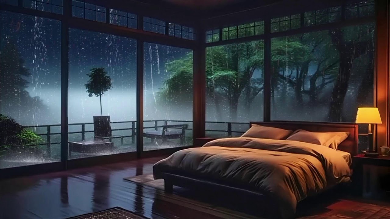 QUICK SLEEP MODE - Soothing Music + Gentle Rain | Calm Mind & Stress Relief