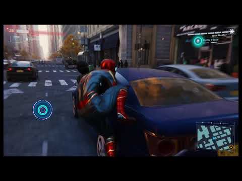 Spider-Man - Stop Stolen Vehicle (Madison) Chase The Car Action Set Piece QTE Sequence (2018)