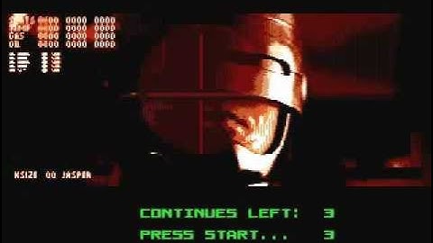 RoboCop vs. The Terminator Game Over Sega Genesis