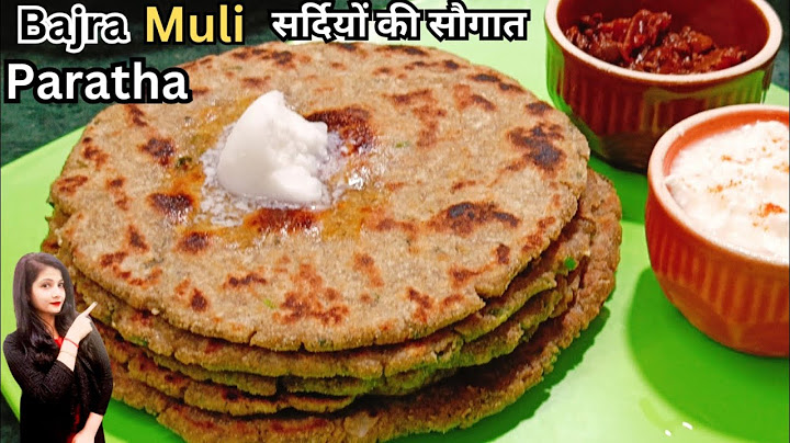 सर्दियों की सौगात - खस्ता सॉफ्ट  बाजरा मूली के पराठे|Healthy And Tasty Bajra Muli Paratha Recipe