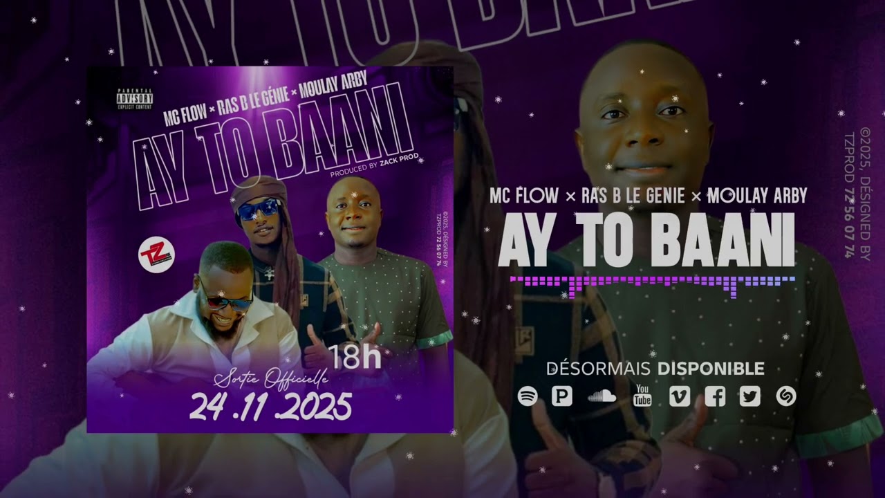 MC FLOW (AY TO BAANI) FEAT. RAS B LE GÉNIE × MOULAY ARBY_ BY ZACK PROD