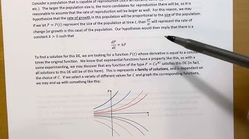 9.1 - Modeling with Differential Equations (Part 1)