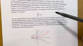 9.1 - Modeling with Differential Equations (Part 1)