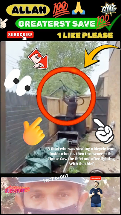 MashaAllahyt💯💥#GreatestSaveyt💯#youtubeshortsvideo🙏#Shortfeedyt💥#CaughRedHandedyt🚴#ThiefRuns#HomeHero