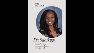 PS59 Principal Appreciation 2026