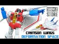Deformation Space DS-01 CRIMSON WINGS Third Party Transformers MP STARSCREAM Review