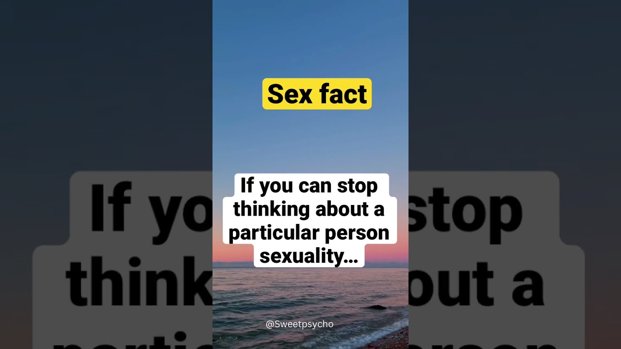 Psychology fact about human sexuality😱 