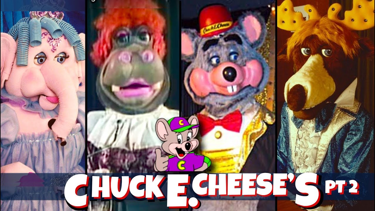 Extinct Chuck E Cheese Animatronic Characters Pt 2 Youtube