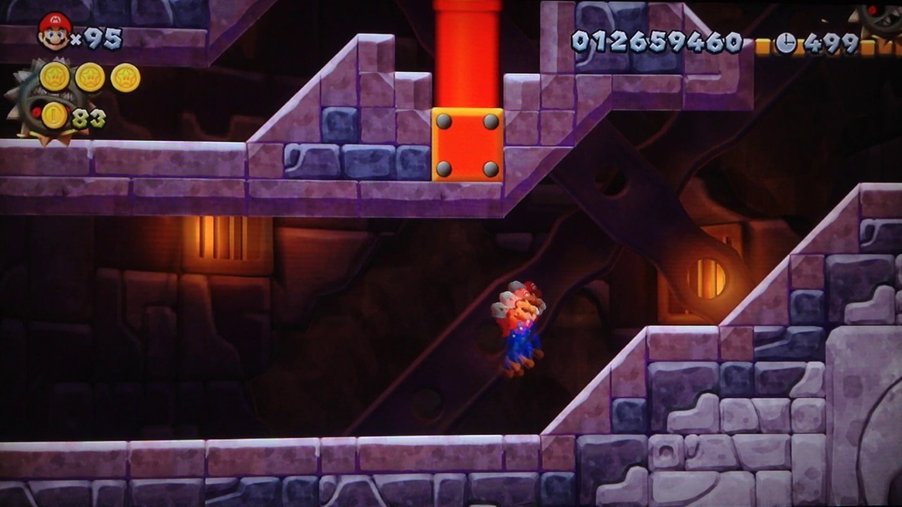 New Super Mario Bros. U GrindingStone Tower Speed Run YouTube