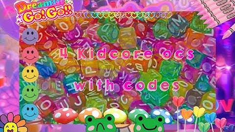 ╏⋆˖˚꒰ 🐸・ 4 Kidcore gacha club ocs ! Offline codes - Pinned comment ♡ frcgi