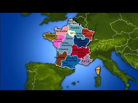 Réforme territoriale: la carte des régions de François Hollande - 03/06