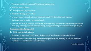 #PsychologicalTesting&Assessment llTest Administration & factors affecting the process
