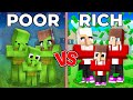 Poor Mikey Villager Family and Rich JJ Villager Family Survival Battle in Minecraft ! - Maizen