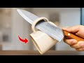 Many people make this mistake! The correct and practical way to sharpen a kitchen knife