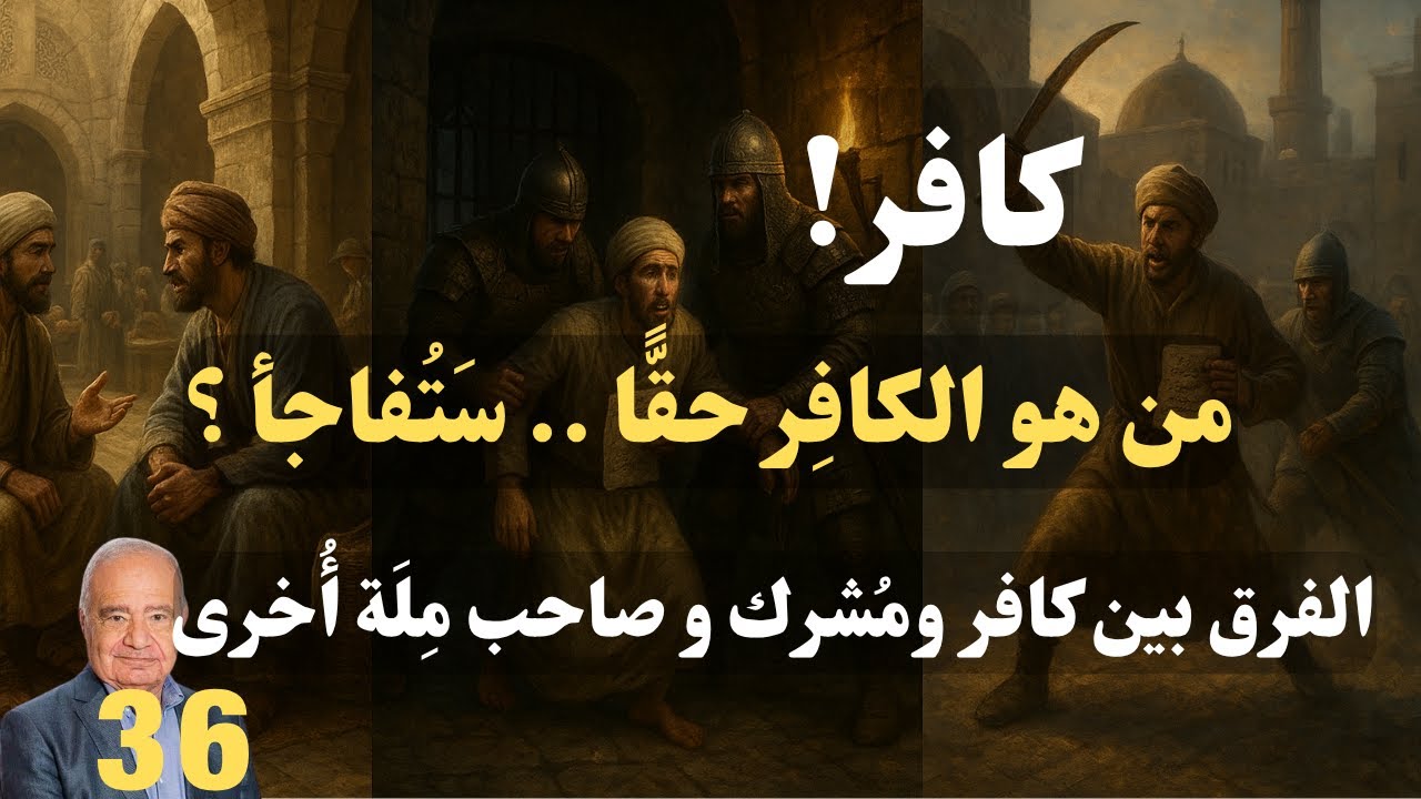 36 - محمد شحرور, ماهو معنى كافر, ماهو الفرق بين كافر و مشرك وصاحب ملة أخرى ؟