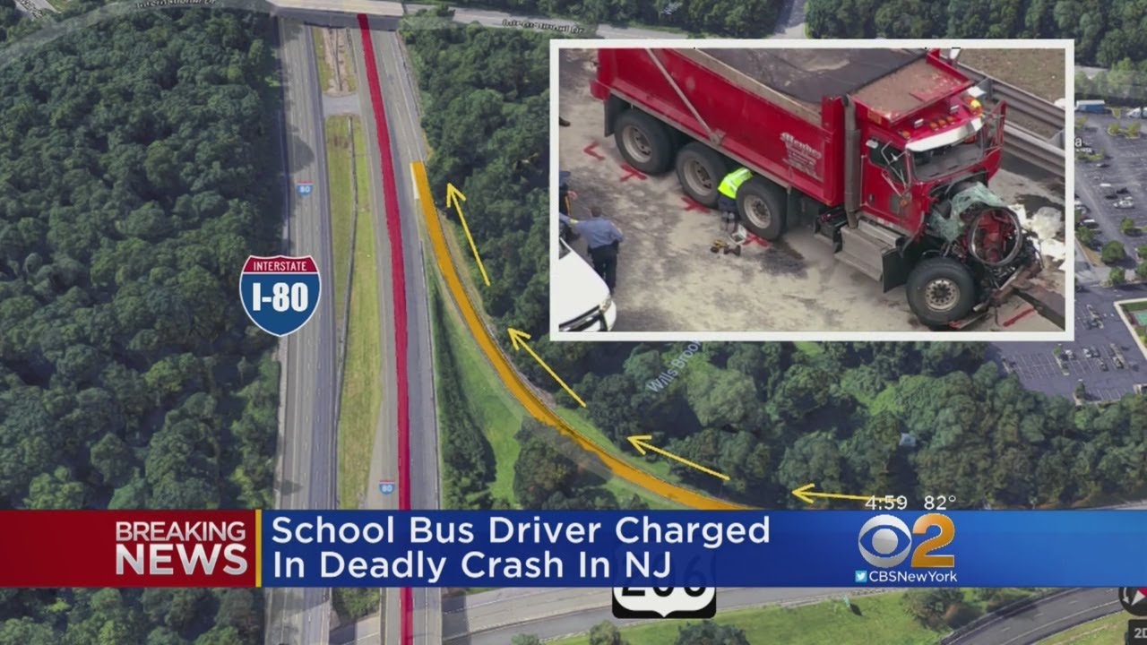 School Bus Driver Charged In Deadly N.J. Crash - YouTube
