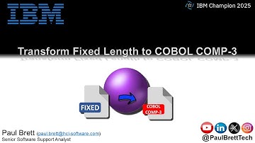 Transform Fixed Length to COBOL COMP-3