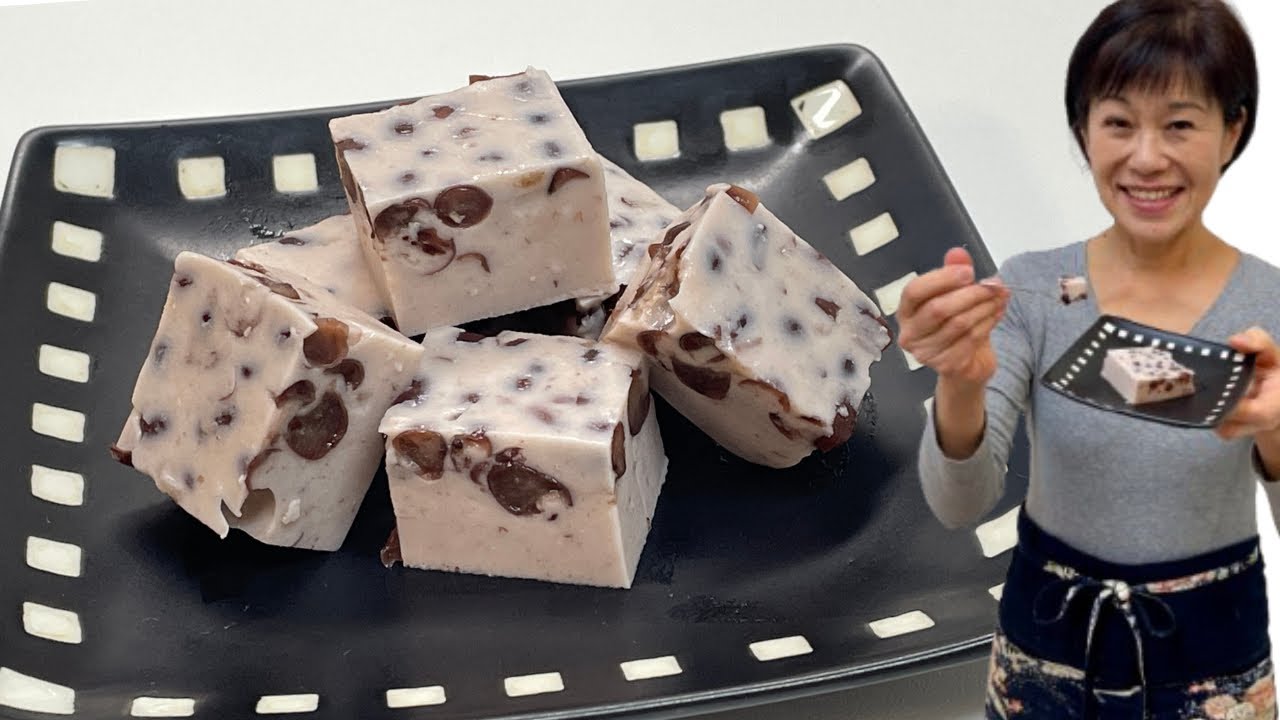 Azuki et lait de coco dessert / agar agar / Kumiko Recette