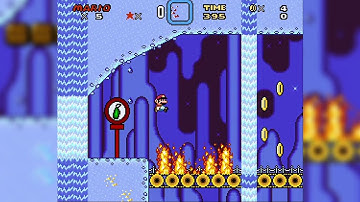 SMW Custom Level - Dynamic Moles and Bros