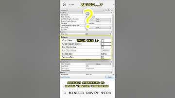 Revit Viewport Tip 02 | CROP / UNCROP Viewport #shorts