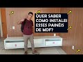 Revestimento de parede com painéis de MDF