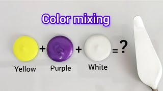 : Guess the final colors  | Satisfying video| Art video| Color mixing video| Painting mixing video