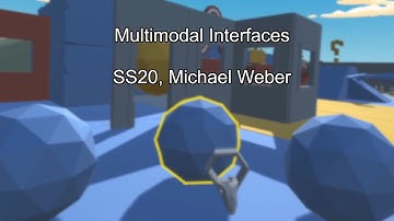 Multimodal Interfaces SS 2020 - Weber
