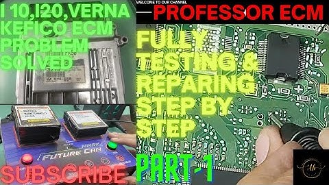 kefico Ecm M7.9.8 i10, i20 & Verna petrol Repairing success part. 1