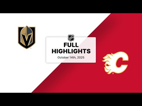 NHL Highlights | Golden Knights vs. Flames | October 14, 2025