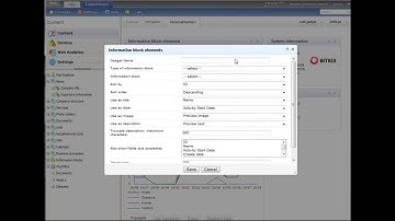 Bitrix Intranet Back End Dashboard