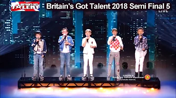 Bring It North  "A Million Dreams"  PERFECT SONG Britain's Got Talent 2018 Semi Finals 5 BGT S12E12