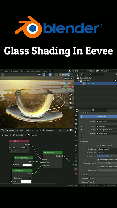 Realistic Glass Shader in Blender Eevee (Tutorial) - BlenderNation