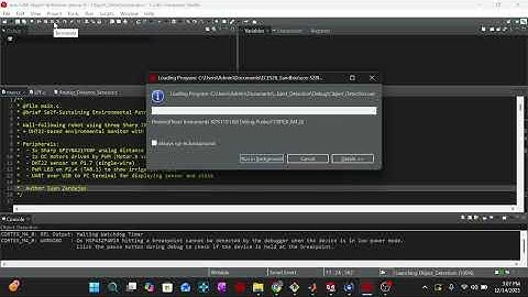 DH22 readings & state machine ouput over UART