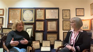 A talk with Becky Scott of Witney Antiques - samplers, history, conservation & building a collection