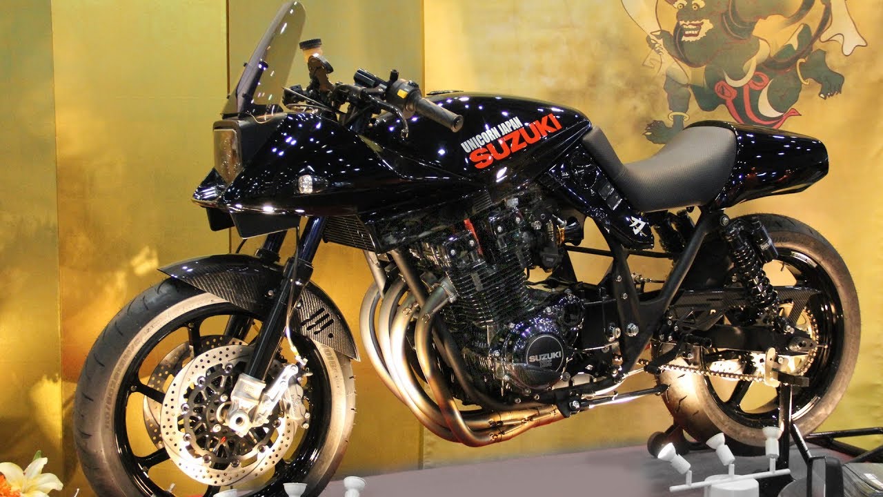 SUZUKI GSX110S KATANA 風神 by UNICORN JAPAN - YouTube