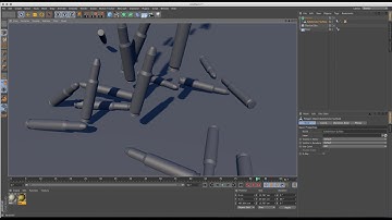 Easy 3D Bullet Modelling and Emitter Animation in Cinema 4D R16 Tutorial