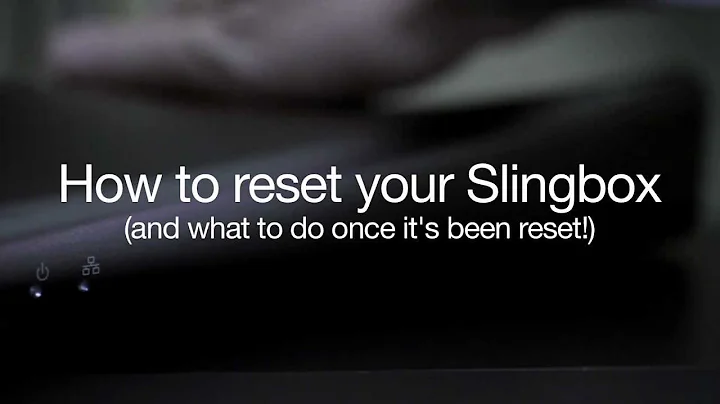 How to reset your Slingbox