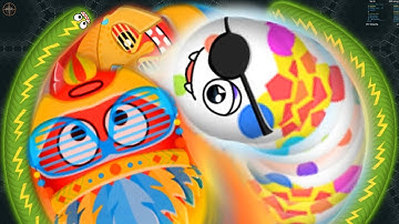 Wormate.io 1 Tiny Invasion Worm Vs Giant Monster Worms Epic Wormateio Best Trolling Gameplay!