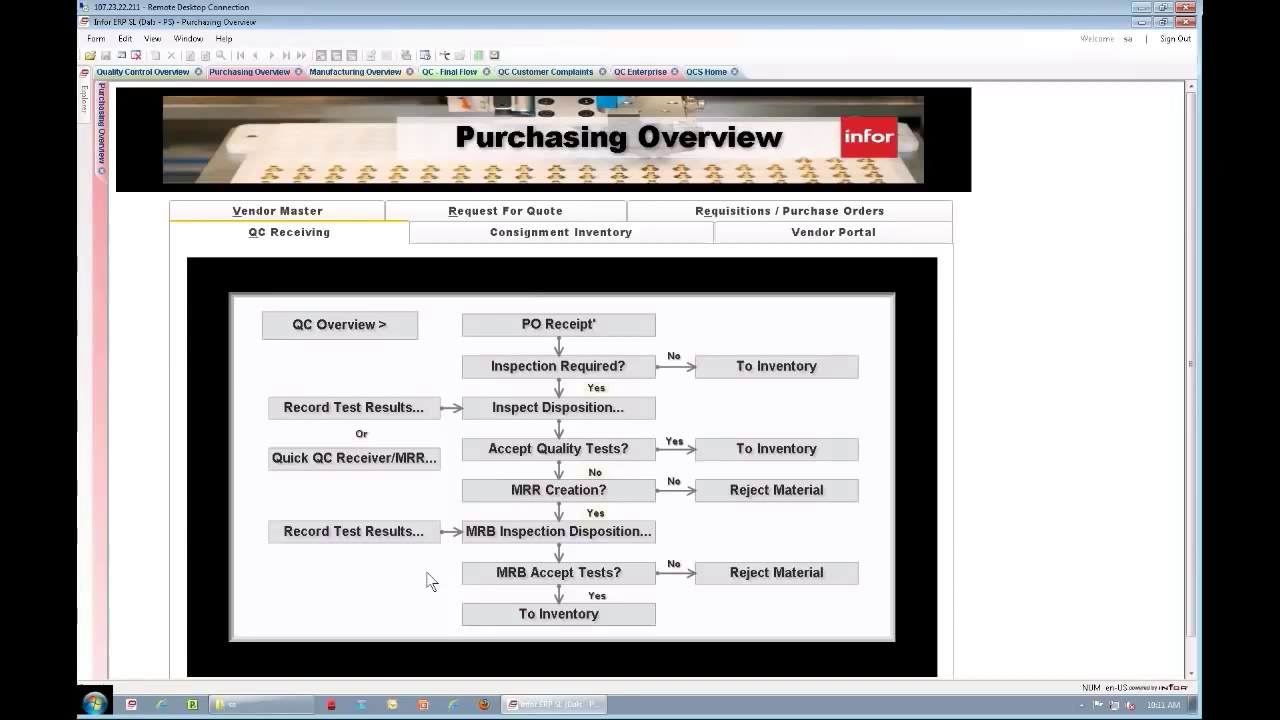 QCS Quality Control Solution for Infor SyteLine ERP Manufacturing ...