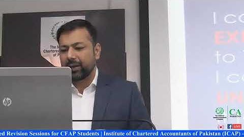 Exam Focused Revision Classes on CFAP-1