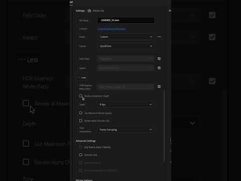 Best export settings for highest quality video