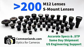 M12 Lenses S-Mount Lenses For Miniature Board Cameras