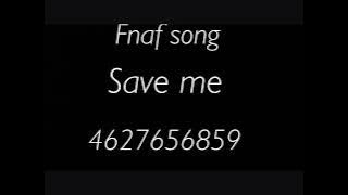 Fnaf music box and fnaf songs roblox IDS