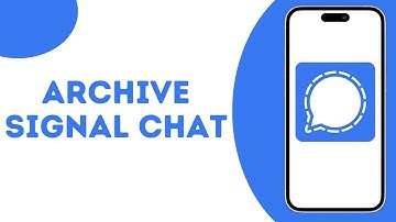 How to Archive a Chat in Signal App ?