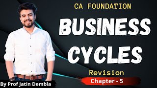 Business Cycle | CA Foundation Economics Chapter - 5 by Prof Jatin Dembla