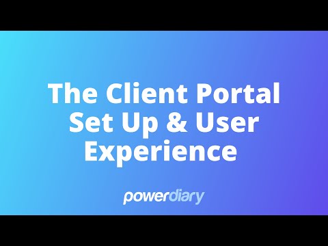 How to Use the Power Diary Client Portal