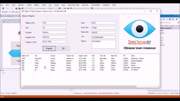 C# Öğrenci Takip Programı