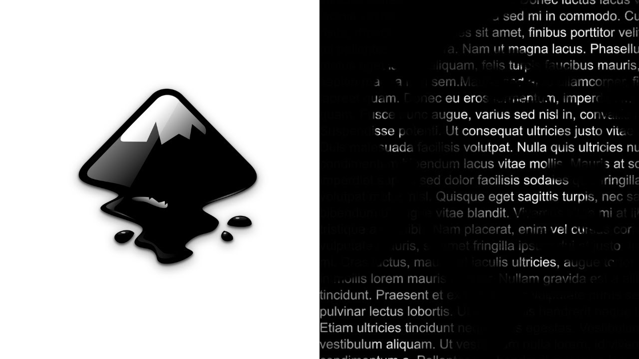 COMO CRIAR UM ROSTO COM TEXTO NO INKSCAPE PASSO A PASSO - YouTube