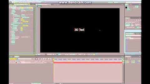 After Effects Tutorial | How To Do 3D Text Using Shatter